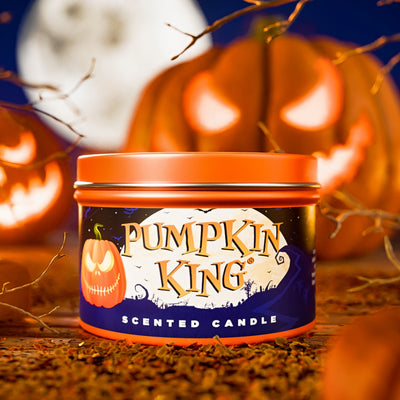 Pumpkin King candle