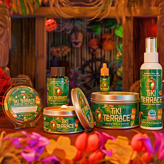 Tiki Terrace® | Tiki Room Themed | Theme Park Scent – Magic Candle