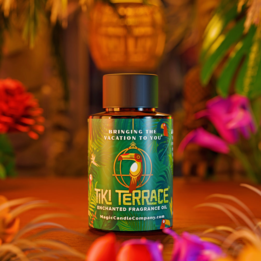 Tiki Terrace large oil
