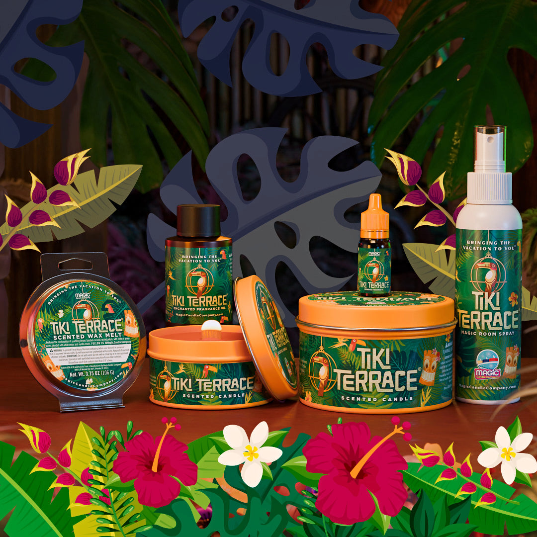 Tiki Terrace® | Tiki Room Themed | Theme Park Scent – Magic Candle
