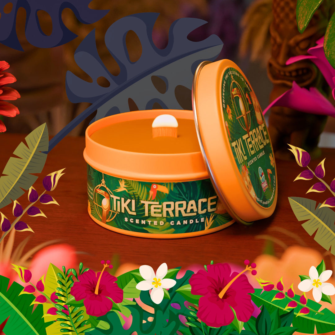 Tiki Terrace® | Tiki Room Themed | Theme Park Scent – Magic Candle