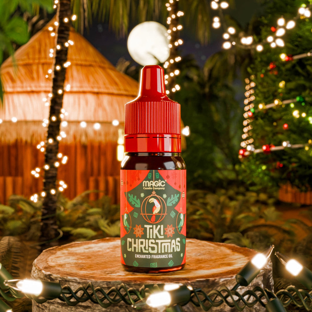 Tiki Christmas small oil