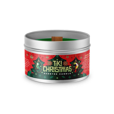 Tiki Christmas candle