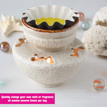 VOPPV 50x Reusable Wax Melt Warmer Liners Wax Liner Candles Liner Leakproof Wax 2024 A9z9