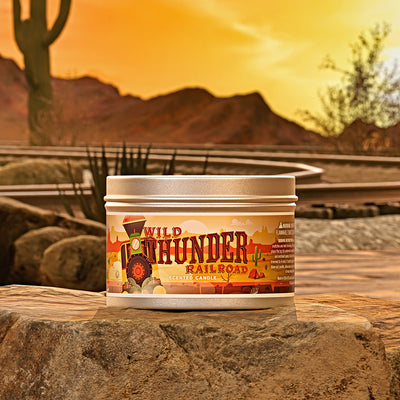 Wild Thunder Railroad candle