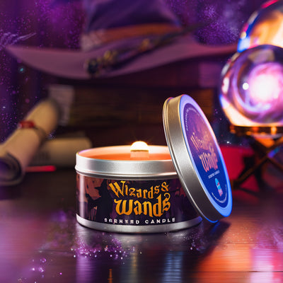 Wizards and Wands candle