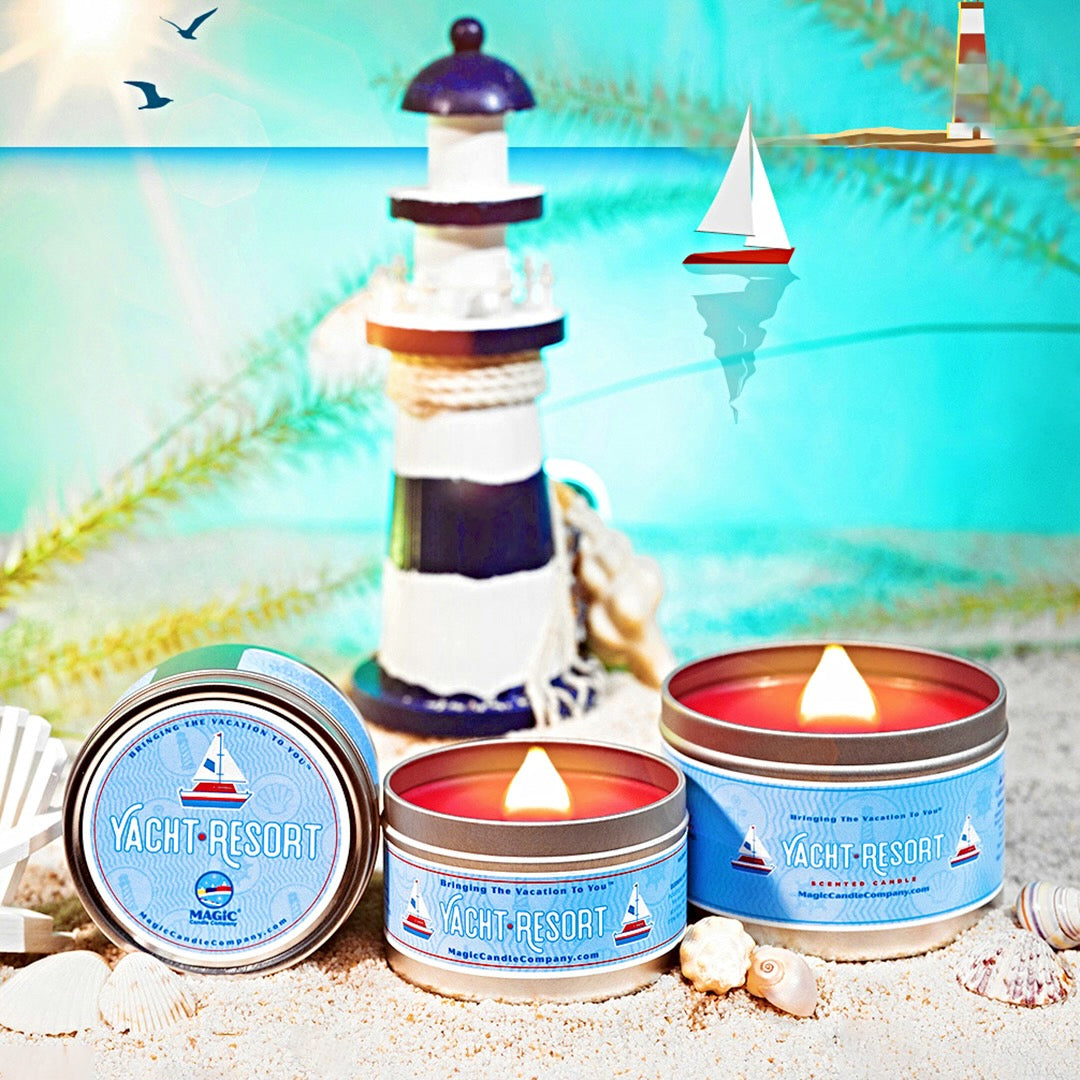  Park Scents Resorts Candle (8oz) - Accurate smell like the  scent of Disney resorts; Beach Club, Yacht Club and Grand Floridian -  Natural Soy Blend - Handmade in the USA 