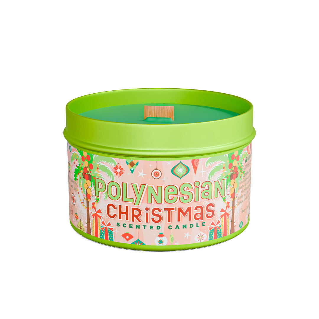Polynesian Christmas candle