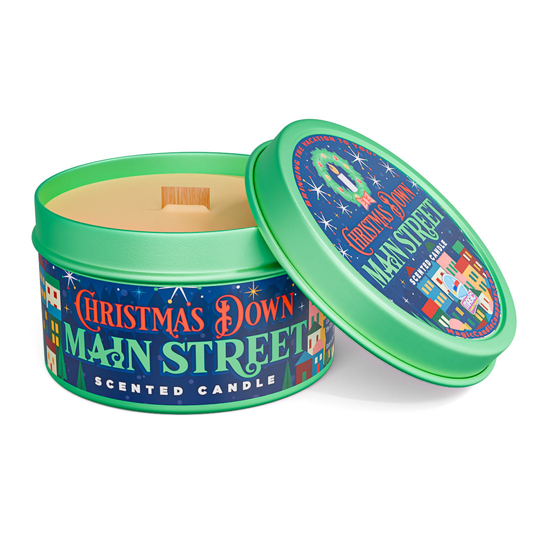 Christmas Down Main Street candle