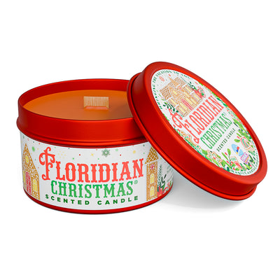 Floridian Christmas candle