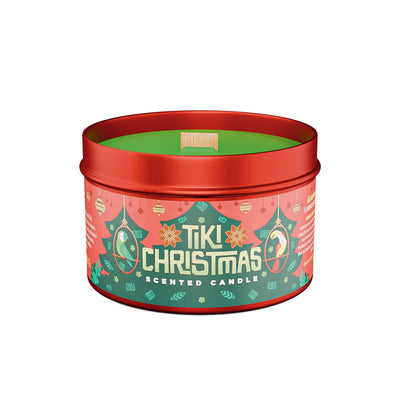 Tiki Christmas candle