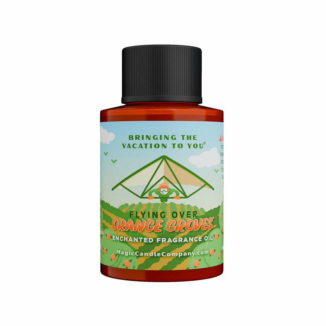 サートゥン・シェーズ・オブ・ライムライト Flying Over Orange Groves® | The Scent of Soarin' – Magic Candle