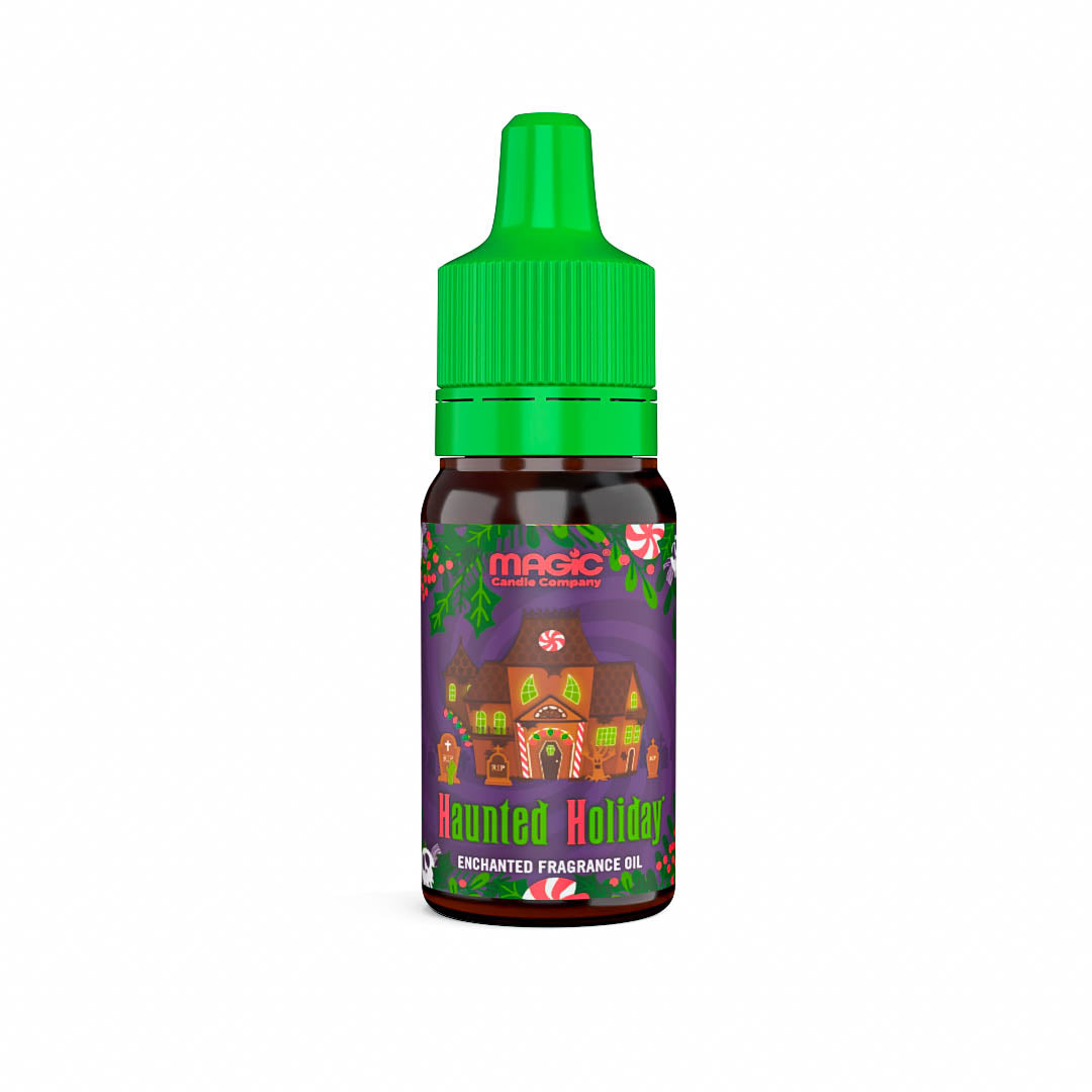 Haunted Holiday small oil