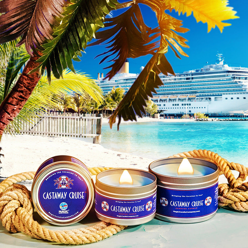 Castaway Cruise candles