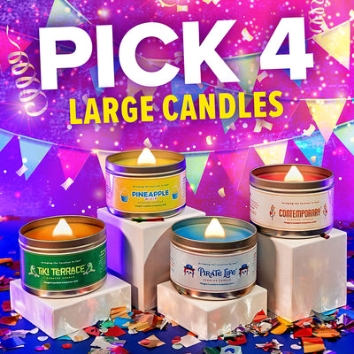 Pick 4 Large Candles