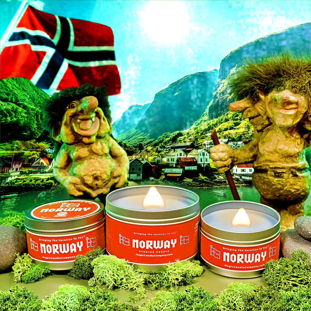 Norway Pavilion candles