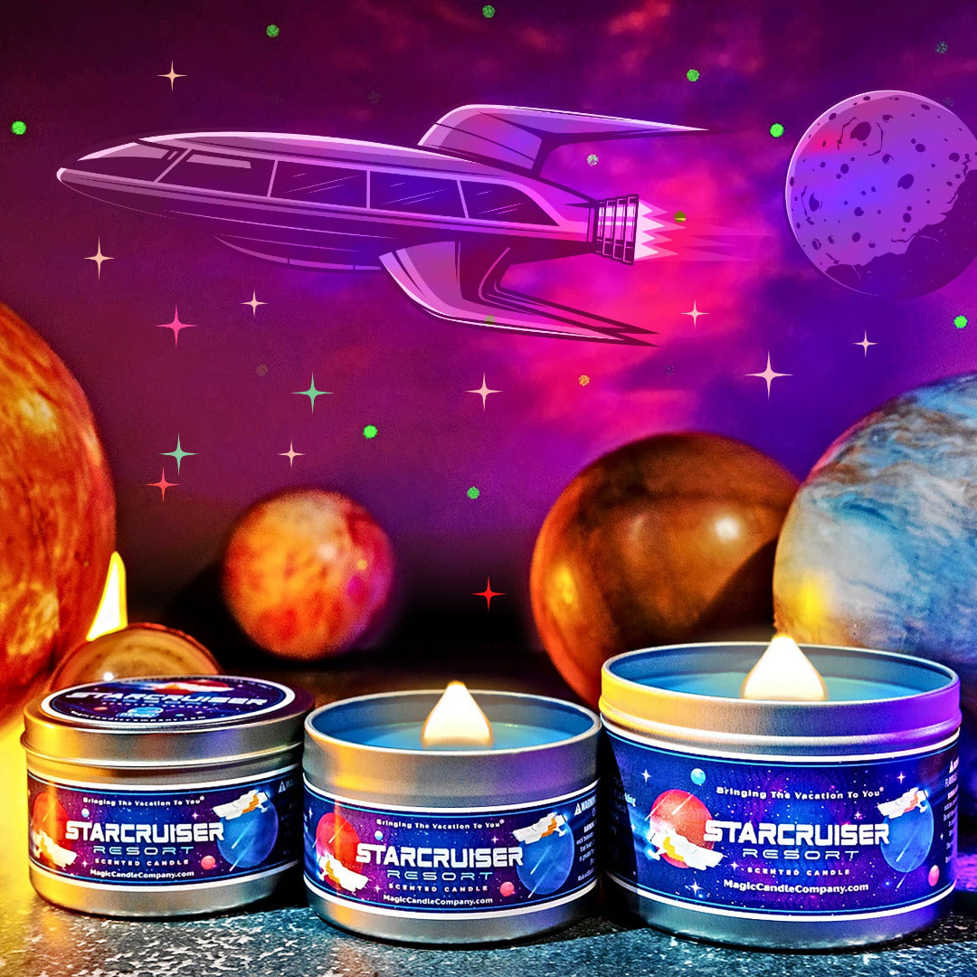 Space Cruiser Resort candle